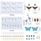 LET'S RESIN Resin Earring Molds, 2 Pcs Resin Molds Silicone with Butterfly Moth Wings Shapes, Silicone Molds for Resin Jewelry, DIY Art Craft